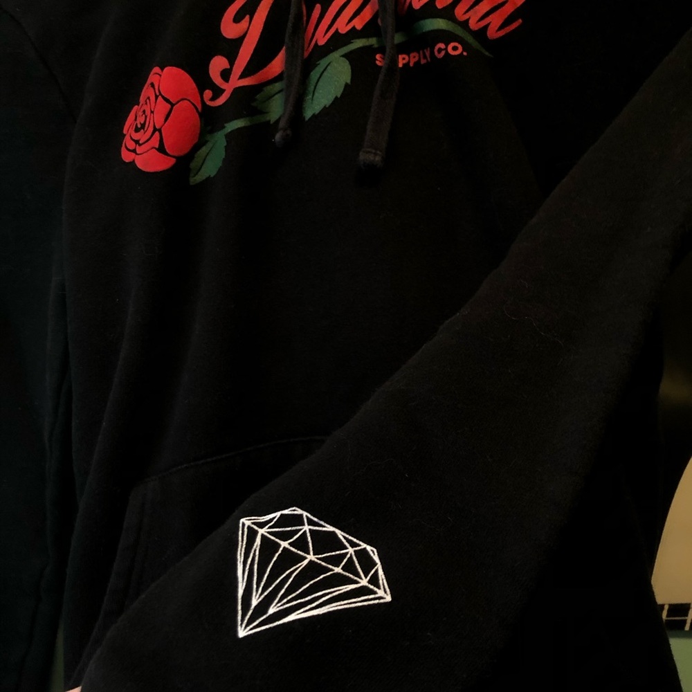 Diamond Supply Co. Rose Sweatshirt